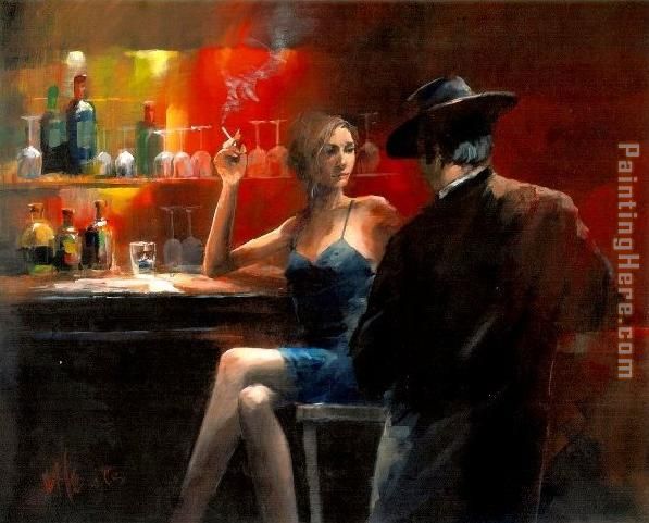 Untitled iii painting - Fabian Perez Untitled iii art painting